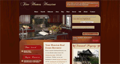 Desktop Screenshot of finehomeshouston.com