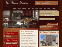 Tablet Screenshot of finehomeshouston.com